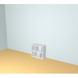 Custom bookcase  (H73cm - W80 cm)