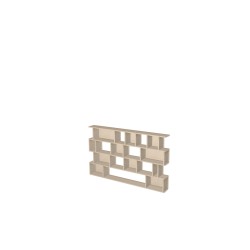 Boekenkast op maat  (H99cm - B160 cm)