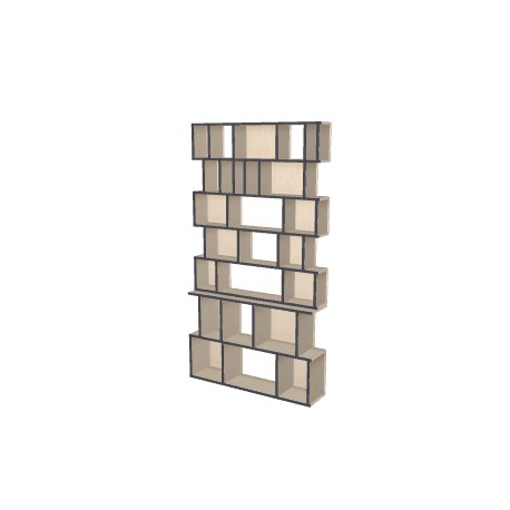 Custom bookcase  (H209cm - W113 cm)