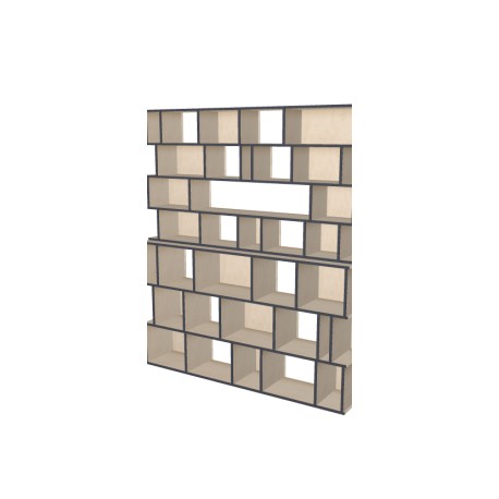 Custom bookcase  (H218cm - W188 cm)