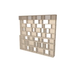 Custom bookcase  (H227cm - W243 cm)