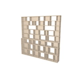 Custom bookcase  (H227cm - W234 cm)