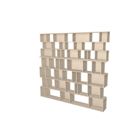 Custom bookcase  (H224cm - W240 cm)