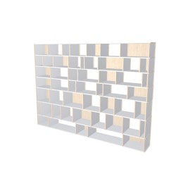 Custom bookcase  (H209cm - W285 cm)
