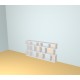 Custom bookcase  (H99cm - W200 cm)