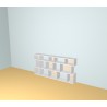 Custom bookcase  (H99cm - W200 cm)