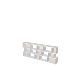Custom bookcase  (H79cm - W200 cm)
