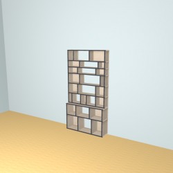 Custom bookcase  (H191cm - W100 cm)