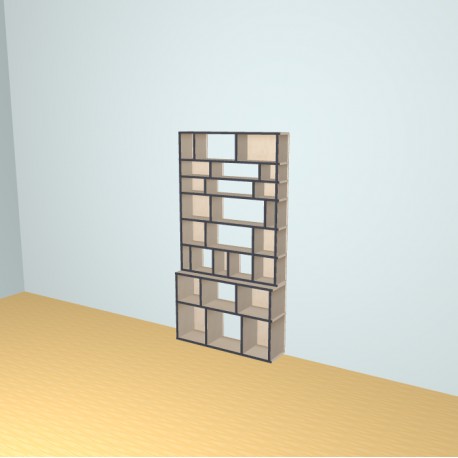Custom bookcase  (H191cm - W100 cm)