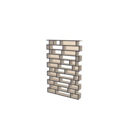 Boekenkast op maat  (H179cm - B120 cm)