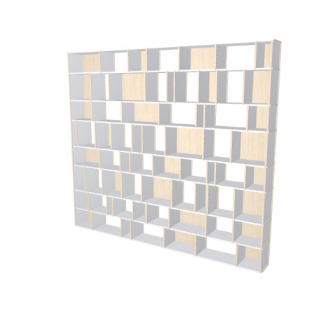 Custom bookcase  (H243cm - W275 cm)