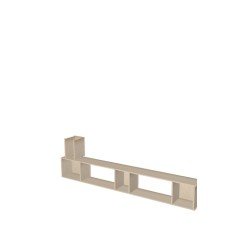 Custom bookcase  (H218cm - W252 cm)