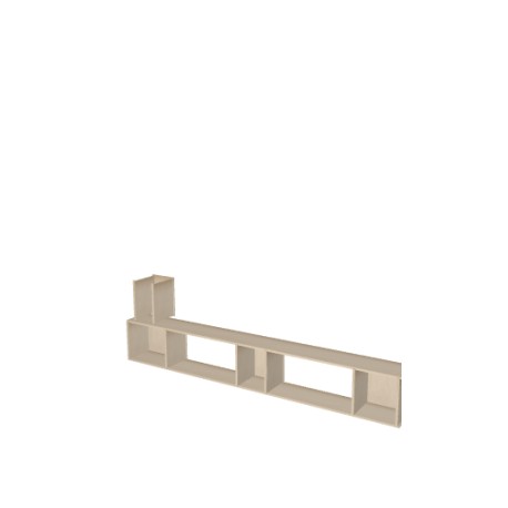 Custom bookcase  (H218cm - W252 cm)
