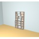 Custom bookcase  (H191cm - W110 cm)