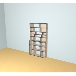 Custom bookcase  (H191cm - W110 cm)