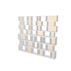 Custom bookcase  (H215cm - W241 cm)