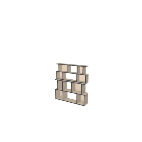 Custom bookcase  (H129cm - W119 cm)