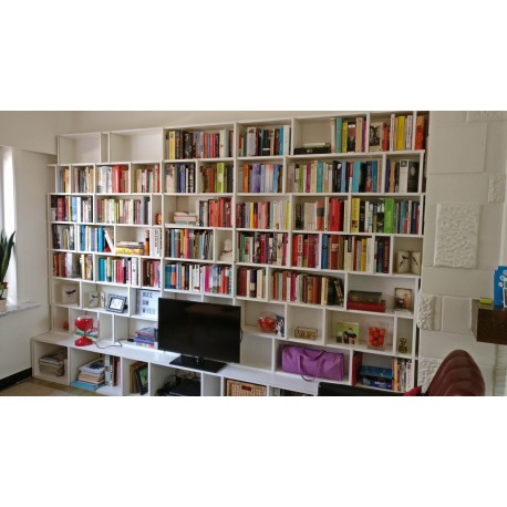 Boekenkast op maat (H218cm - B270 cm)