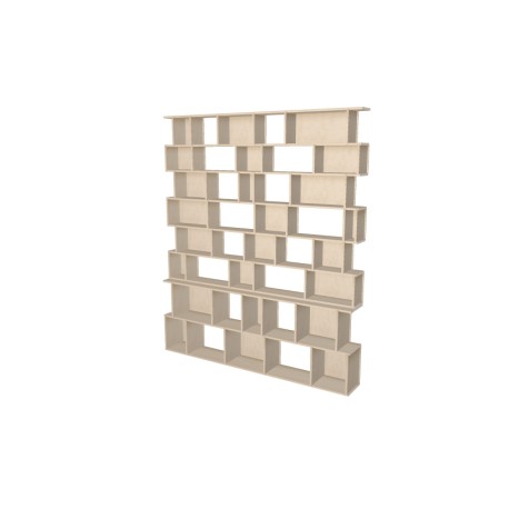 Boekenkast op maat  (H233cm - B200 cm)