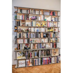 Boekenkast op maat (H254cm - B181 cm)