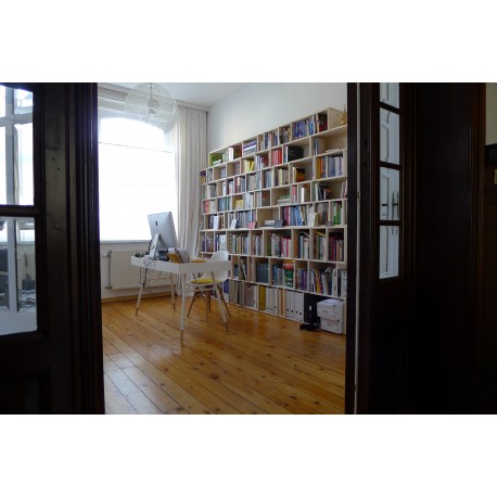 Custom bookcase  (H239cm - W259 cm)