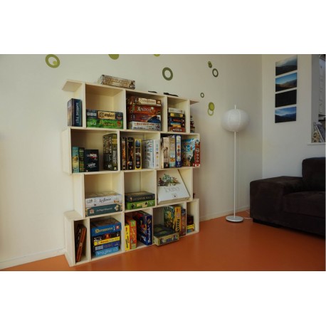 Custom bookcase (H145cm - W150 cm)