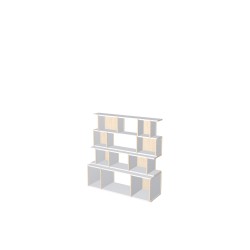 Custom bookcase  (H122cm - W120 cm)