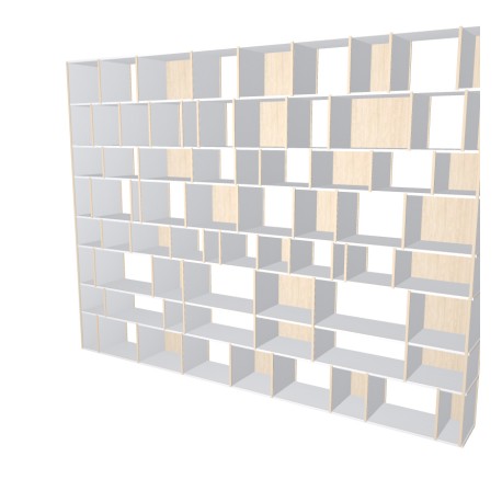 Custom bookcase  (H261cm - W350 cm)