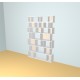 Custom bookcase  (H225cm - W151 cm)