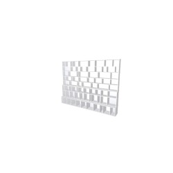 Boekenkast op maat  (H229cm - B301 cm)