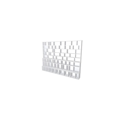 Boekenkast op maat  (H229cm - B301 cm)