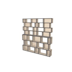 Custom bookcase  (H212cm - W201 cm)