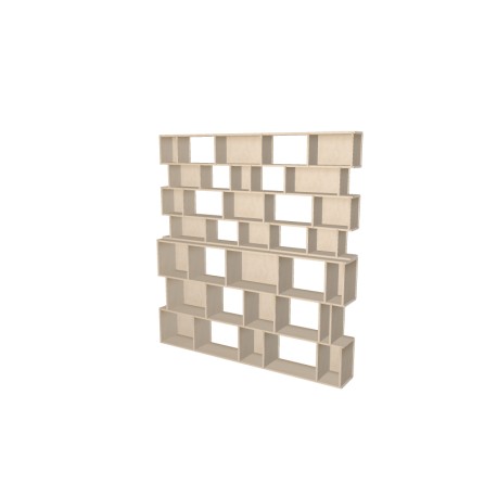 Custom bookcase  (H212cm - W202 cm)