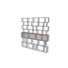 Custom bookcase  (H212cm - W202 cm)