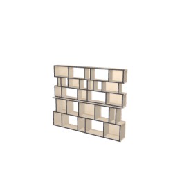 Custom bookcase  (H153cm - W185 cm)