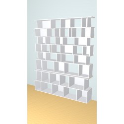 Custom bookcase  (H242cm - W200 cm)