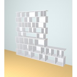 Custom bookcase  (H245cm - W285 cm)