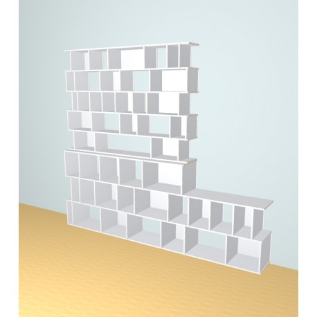 Meuble Bibliothèque sur-mesure (H245cm - L285 cm)