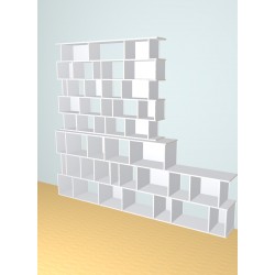 Custom bookcase  (H245cm - W285 cm)