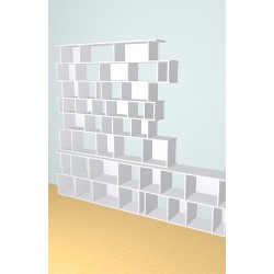 Custom bookcase  (H242cm - W285 cm)