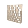 Custom bookcase  (H235cm - W230 cm)