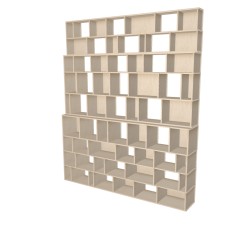 Custom bookcase  (H274cm - W230 cm)