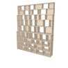 Custom bookcase  (H274cm - W230 cm)