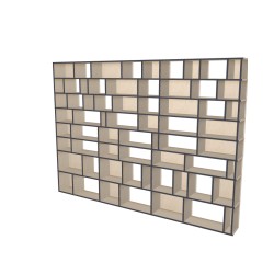 Meuble Bibliothèque sur-mesure (H216cm - L300 cm)
