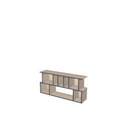 Meuble Bibliothèque sur-mesure (H75cm - L157 cm)