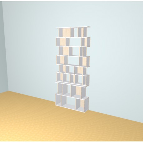 Custom bookcase  (H230cm - W101 cm)