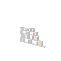 Meuble Bibliothèque sur-mesure (H124cm - L200 cm)