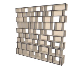 Meuble Bibliothèque sur-mesure (H266cm - L280 cm)
