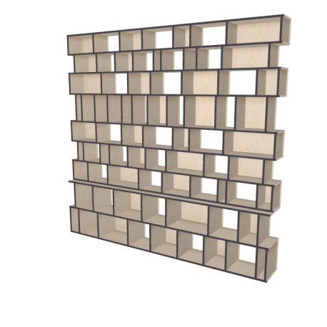 Meuble Bibliothèque sur-mesure (H266cm - L280 cm)