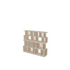 Custom bookcase  (H129cm - W145 cm)